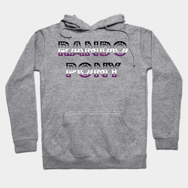 RandoPonyTM Marquee Asexual Gradient Hoodie by MacintoshMaud